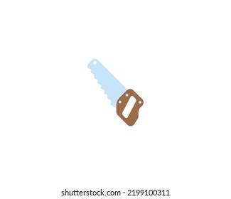 Handsaw Vector Isolated Emoji Icon Saw Stock Vector (Royalty Free ...