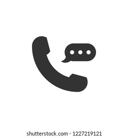 handset, communication, business icon. Element of business icon for mobile concept and web apps. Glyph handset, communication, business icon can be used for web and mobile