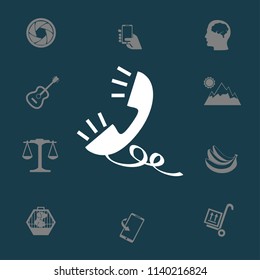 Handset, conversation vector illustration