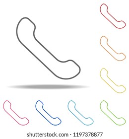 handset icon. Elements of Web in multi colored icons. Simple icon for websites, web design, mobile app, info graphics