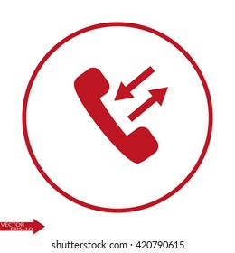 handset. icon telephone