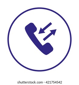 handset. icon telephone