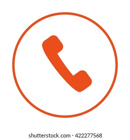 handset. icon telephone