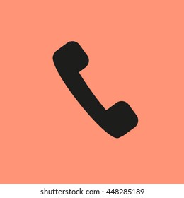 handset. icon telephone