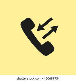 handset. icon telephone