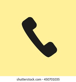handset. icon telephone