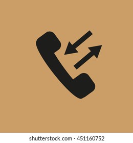 handset. icon telephone