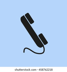 handset. icon telephone