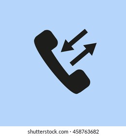 handset. icon telephone