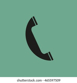 handset. icon telephone