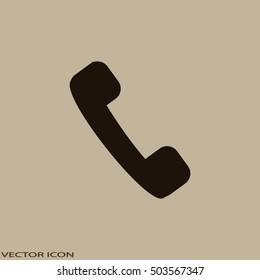 handset. icon telephone