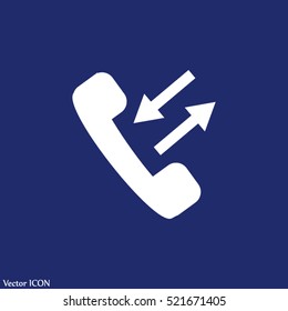 handset. icon telephone