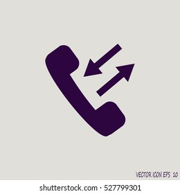 handset. icon telephone