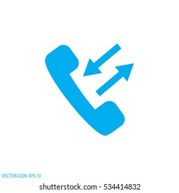 handset. icon telephone