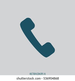 handset. icon telephone