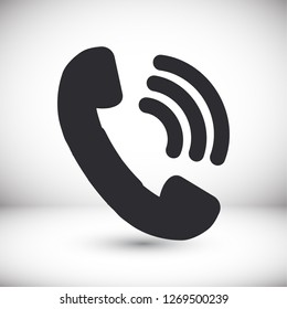 handset icon vector 10 eps