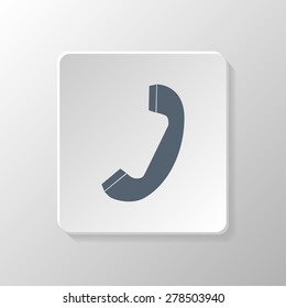 Handset  phone  icon