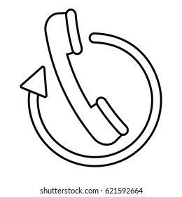 handset phone icon