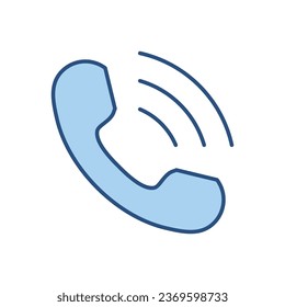 Handset related vector icon. Isolated on white background. Vector illustration