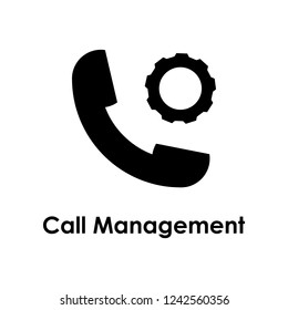 handset, settings, call management icon. Element of business icon for mobile concept and web apps. 