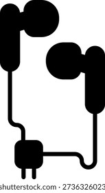 Handsfree Glyph Vector Icon Design