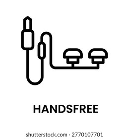 Handsfree symbol for logo or design element