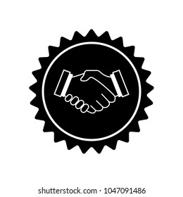 Handshake award icon