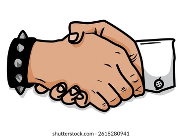 Handshake between modern and classic