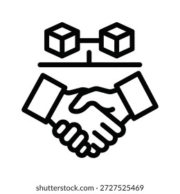 Handschlag zwischen zwei Personen als Symbol für eine Geschäftspartnerschaft und -vereinbarung