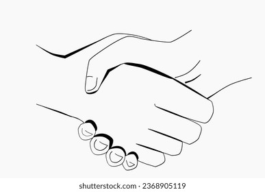 Sacudir el movimiento en blanco y negro con el vector de sombras