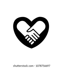 handshake business icon template