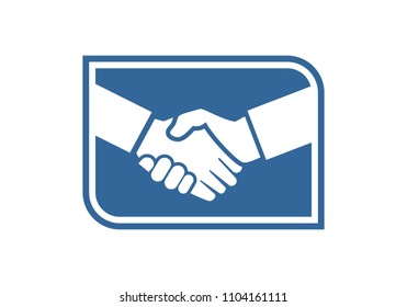 Handshake business logo
