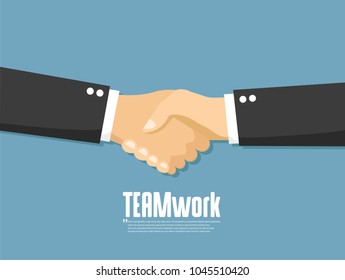 Handshake of business partners