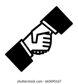 Handshake business symbol