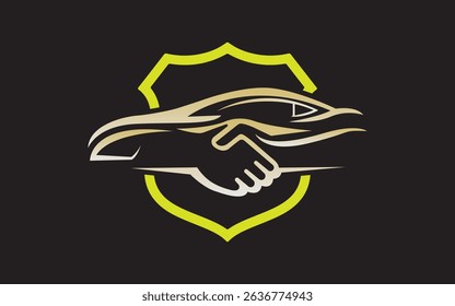 Handshake-Logo, Vektorgrafik