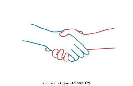 Handshake Drawing Images, Stock Photos & Vectors | Shutterstock