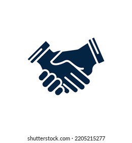 Handshake concept line icon. Simple element illustration. Handshake concept outline symbol design.