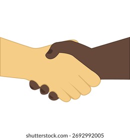 Apretón de manos. La celebración del contrato. Cooperación fructífera