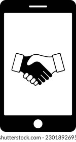 handshake contract deal agreement partner Glyph