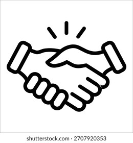 Handshake Deal elemento de icono para el diseño