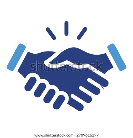 Handshake Deal Icon Element For Design