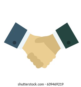 handshake flat icon