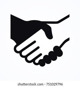 handshake friendship icon