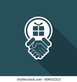 Handshake for gift