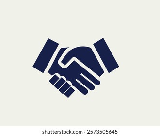 Handshake glyph icon, finance and banking, successful sign, vector graphics, a solid pattern on a white background, eps 10.
