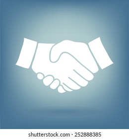 Handshake icon.