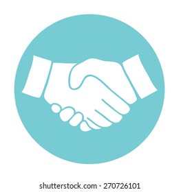 Handshake icon.