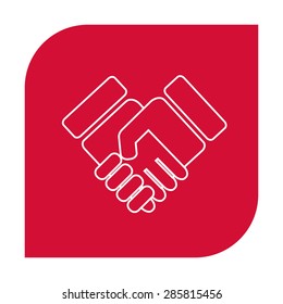 Handshake icon.