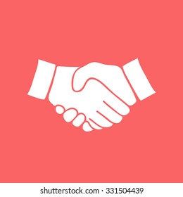 Handshake icon.