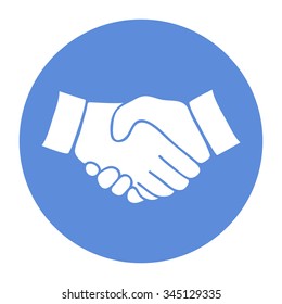 Handshake icon.